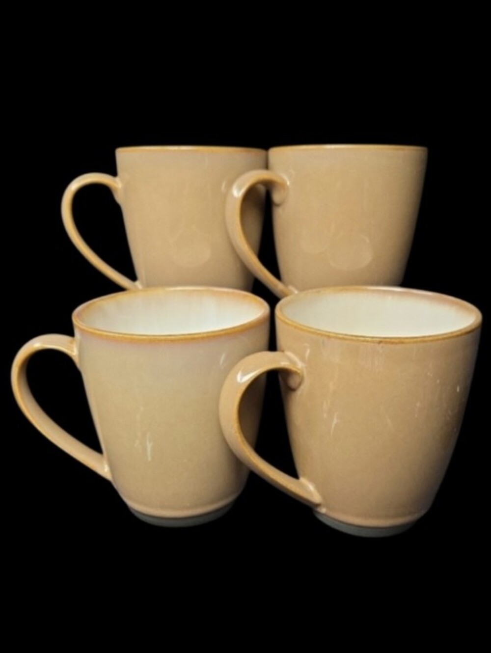 Sango Warm Tan Mug Set